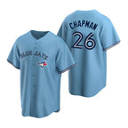 Toronto Blue Jays #26 Matt Chapman Light Blue CONTON Cool Base Stitched Jersey