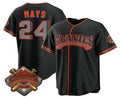 San Francisco Giants #24 Willie Mays Black CONTON 2026 Alternate Stadium Stitched Jersey