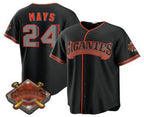 San Francisco Giants #24 Willie Mays Black CONTON 2026 Alternate Stadium Stitched Jersey