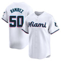 Miami Marlins #50 Agustin Ramirez Player White CONTON Home Limited Stitched Jerseys