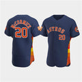 Houston Astros #20 Chas McCormick Navy CONTON 60th Anniversary Flex Base Stitched Jersey