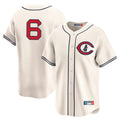 Chicago Cubs #6 Matt Shaw Player Cream CONTON Field of Dreams Limited Home Game Stitched Jerseys