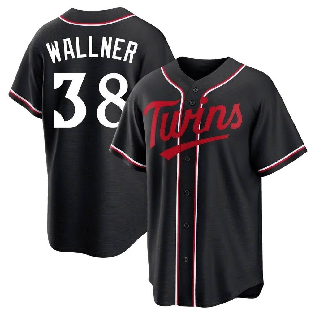 Minnesota Twins #38 Matt Wallner Player Black CONTONFashion Out Home Limited Stitched Jerseys
