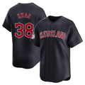 Cleveland Guardians #38 Steven Kwan Player Navy CONTON Limited Home Game Stitched Jerseys