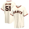 San Francisco Giants #51 Jung Hoo Lee Cream CONTON Home Replica Player Jersey