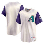 Arizona Diamondbacks Ivory Throwback Cooperstown CONTON Limited Home Blank Player Stitched Jerseys