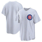 Chicago Cubs White CONTON Home Replica Team Jersey