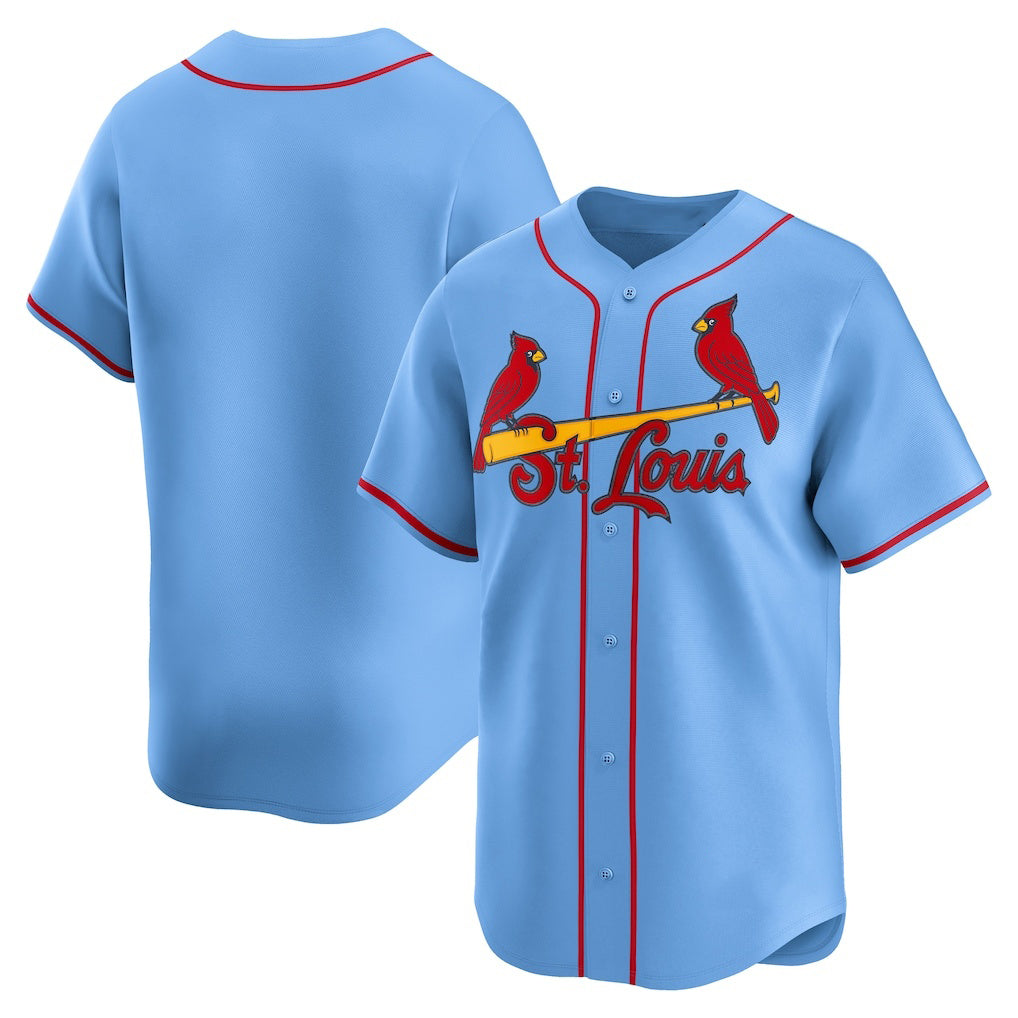 St. Louis Cardinals Light Blue CONTON Alternate Limited Jersey
