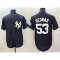 New York Yankees #53 David Bednar Black CONTON Stitched Jersey