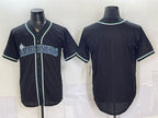 Seattle Mariners Blank 2026 Fashion Replica Black CONTON Out Stitched Jersey