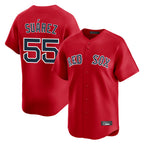 Boston Red Sox #55 Ranger Suarez Player Red CONTON Limited Home Game Stitched Jerseys1