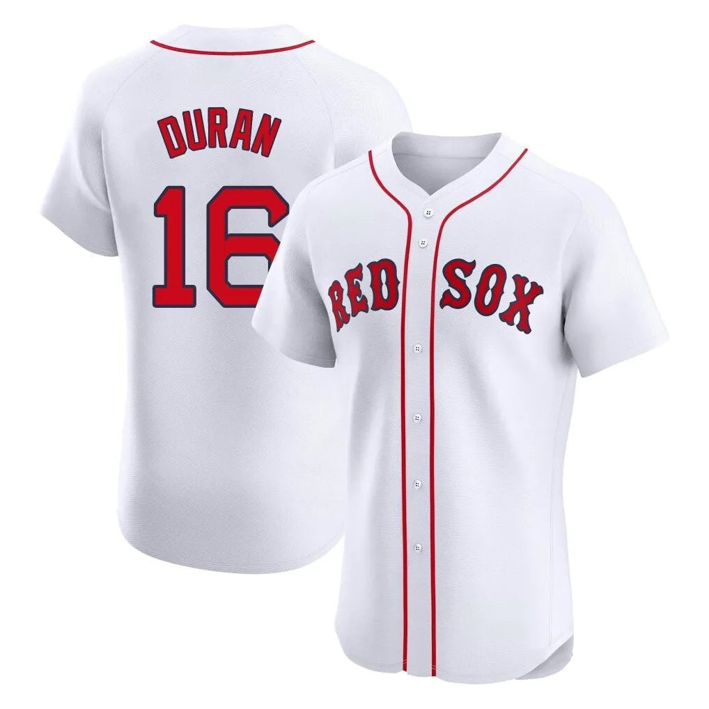 Boston Red Sox #16 Jarren Duran Player White CONTON Limited Elite Home Game Stitched Jerseys1