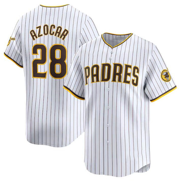 San Diego Padres #28 Jose Azocar White CONTON 2024 Home Limited Stitched Jersey