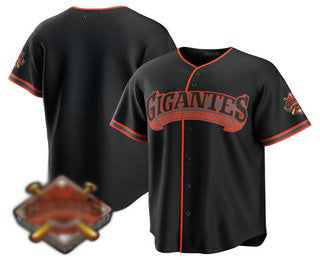San Francisco Giants Blank Black CONTON 2026 Alternate Stadium Stitched Jersey
