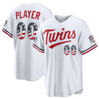 Custom Minnesota Twins 2026 All-Star Edition Stars & Stripes White CONTONStadium Pick-A-Player Jersey