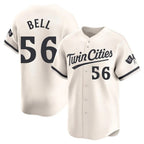 Minnesota Twins #56 Josh Bell Player Cream CONTONHome Limited Stitched Jerseys