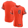 Detroit Tigers Blank Player Orange CONTON Limited Elite Home Stitched Jerseys