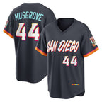 San Diego Padres #44 Joe Musgrove Obsidian CONTON 2026 City Connect Stadium Jersey