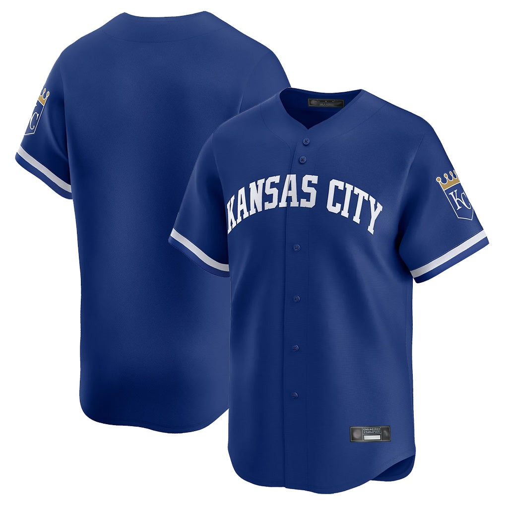 Kansas City Royals Blank Player Royal CONTON Limited Home Stitched Jerseys