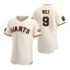 San Francisco Giants #9 Brandon Belt 2020 Cream CONTON Jersey