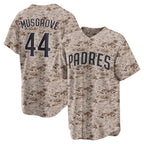 San Diego Padres #44 Joe Musgrove Camo CONTON USMC Alternate Replica Player Jersey