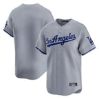 Los Angeles Dodgers Blank Player Gray CONTON Limited Game Stitched Jerseys