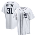 Detroit Tigers #31 Riley Greene White CONTON Replica Player Jersey