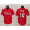 Philadelphia Phillies #14 Pete Rose Red CONTON Cool Base Stitched Jersey