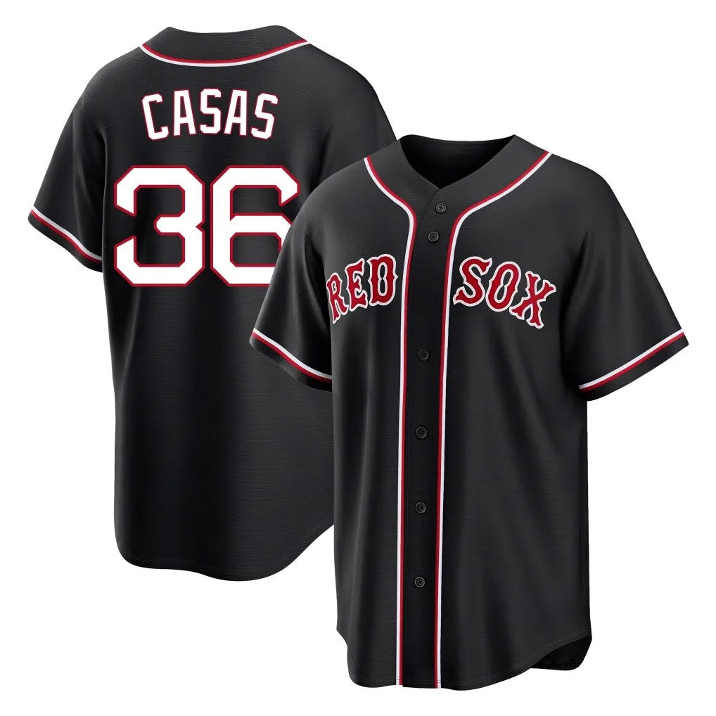 Boston Red Sox #36 Triston Casas Player Black CONTON Out Home Game Stitched Jerseys