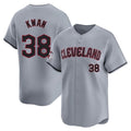 Cleveland Guardians #38 Steven Kwan Player Gray CONTON Road Limited Home Stitched Jerseys