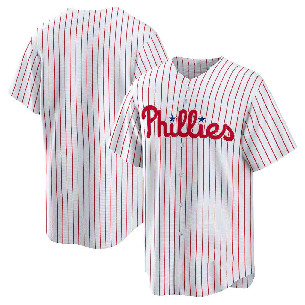 Philadelphia Phillies White CONTON Home Replica Team Jersey