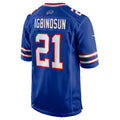 B.Bills #21 Davison Igbinosun Royal CONTON Team Game Jersey