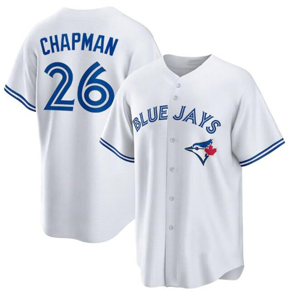 Toronto Blue Jays #26 Matt Chapman White CONTON Cool Base Stitched Jersey