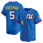 Los Angeles Dodgers #5 Freddie Freeman Player Blue CONTON All-Star Limited Home Stitched Jerseys