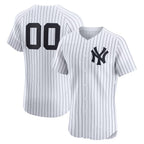 Custom New York Yankees White CONTON Home Elite Jersey