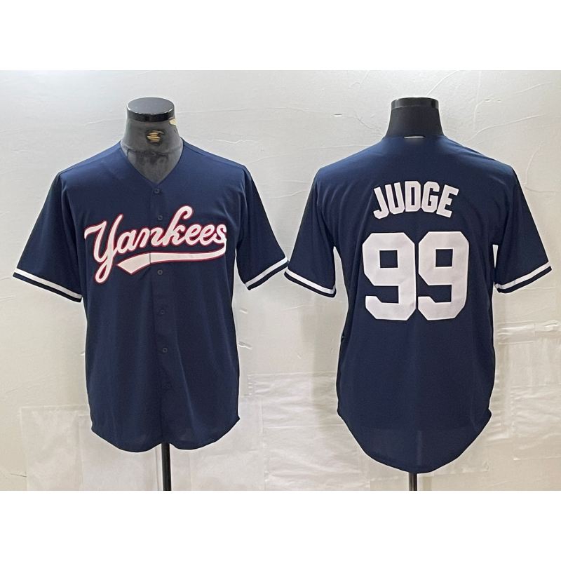 New York Yankees #99 Aaron Judge Navy CONTON Cool Base Stitched Jersey