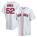 Boston Red Sox #52 Wilyer Abreu White CONTON Home Replica Jersey