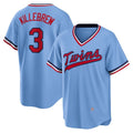 Minnesota Twins #3 Harmon Killebrew Light Blue CONTON Road Cooperstown Collection Player Jersey