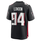 A.Falcons #94 LaCale London Black CONTON Team Game Jersey
