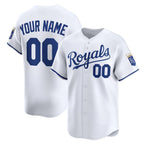 Custom Kansas City Royals CONTON White Home Limited Jersey