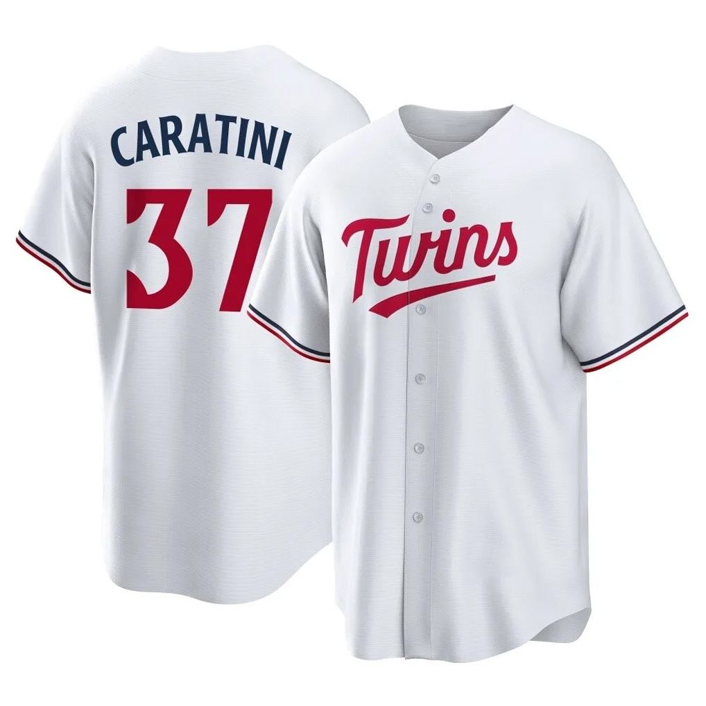 Minnesota Twins #37 Victor Caratini Player White CONTONHome Game Stitched Jerseys