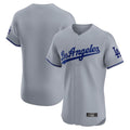 Los Angeles Dodgers Blank Player Gray CONTON Limited Elite Home Stitched Jerseys