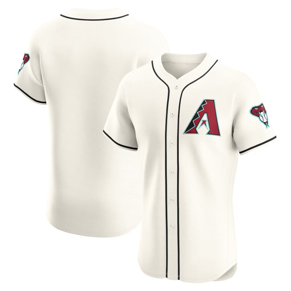 Arizona Diamondbacks Cream CONTON Elite Jersey