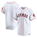 Houston Astros White CONTON Home Limited Jersey