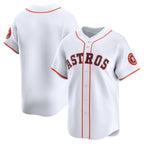 Houston Astros White CONTON Home Limited Jersey