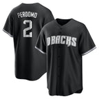 Arizona Diamondbacks #2 Geraldo Perdomo Player Black CONTON Game Home Stitched Jerseys