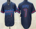 Toronto Blue Jays #7 Kazuma Okamoto Black CONTON City Limited Jersey