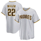 San Diego Padres #22 Mason Miller White CONTON Home Replica Jersey