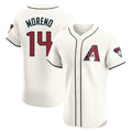 Arizona Diamondbacks #14 Gabriel Moreno Player Cream CONTON Limited Elite Home Game Stitched Jerseys