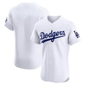 Los Angeles Dodgers Blank Player White CONTON Limited Elite Home Stitched Jerseys